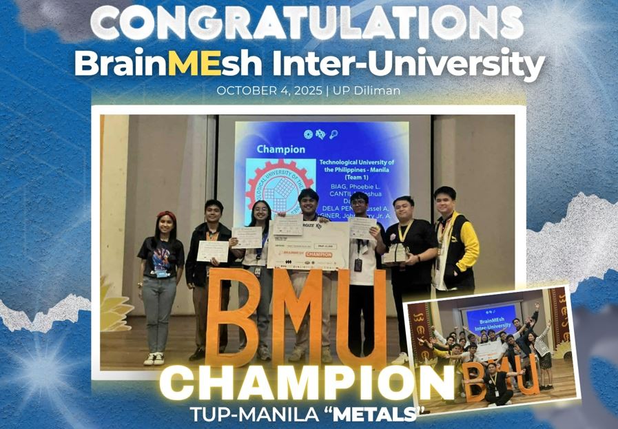 TUP Manila reclaims the crown at BrainMEsh 2025 