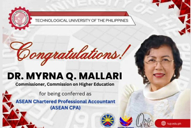 Congratulations, Commissioner Myrna Q. Mallari!