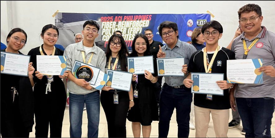 TUP Manila’s BIGA-Team Claims Victory at the 2025 ACI Philippines FRP Composites Competition