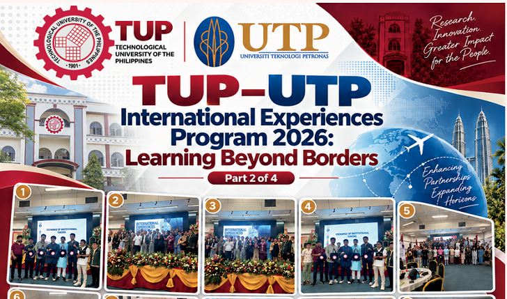 Beyond Borders: TUP Welcomes UTP Delegation for an International Academic and Cultural Exchange