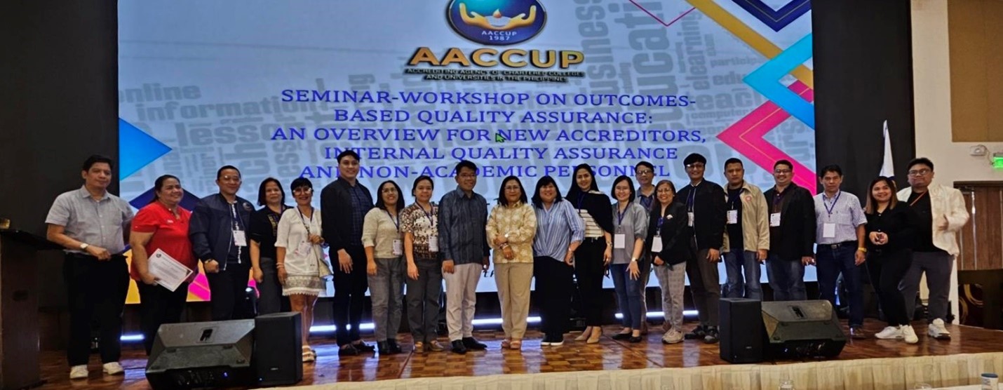 AACCUP Launches Seminar-Workshop on Outcomes-Based Quality Assurance for New Accreditors, IQA, and Non-Academic Personnel