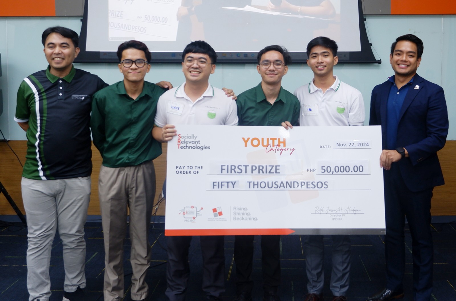 TUP Alumna, Students, and Faculty Member Recognized for AI-Driven Agricultural Solutions by IPOPHL