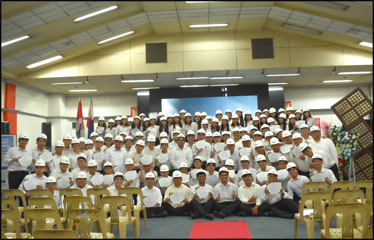 VIRTUS: TUP Manila’s ECE Graduating Class Marks Milestone with First-Ever Hard Hatting Ceremony
