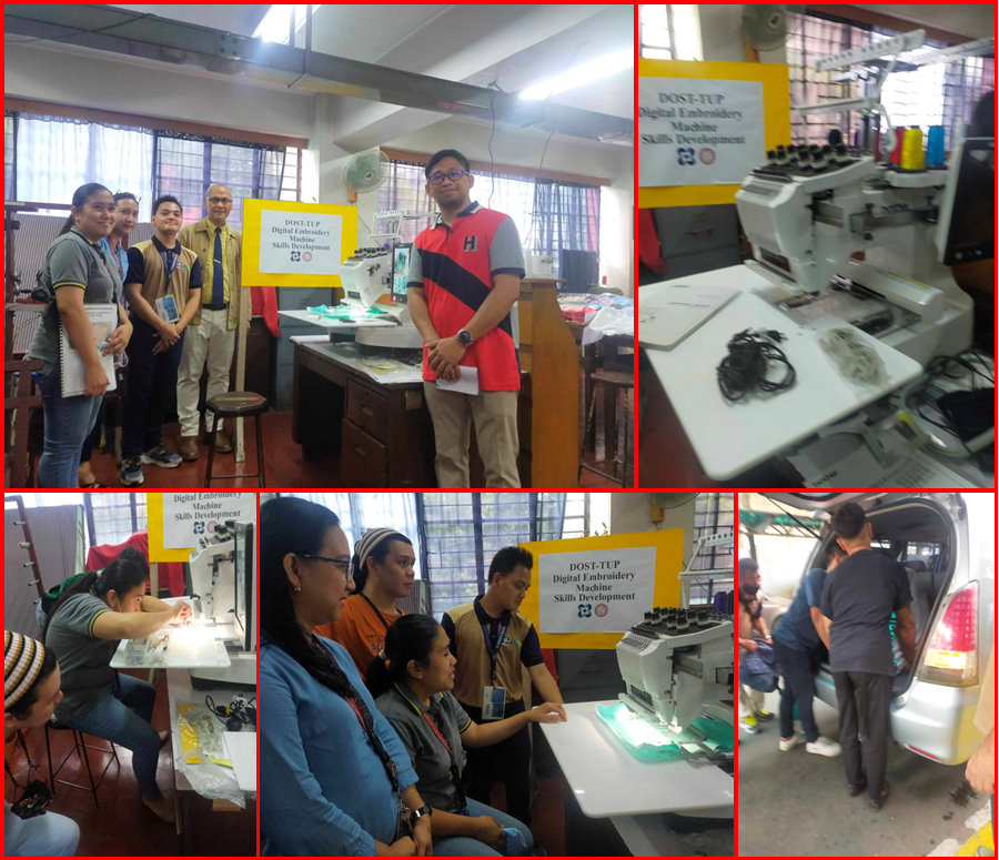 Digital Embroidery Sewing Machine for Skills Training Program