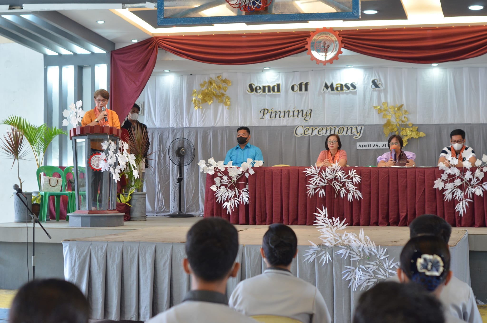 Send Off Mass and Pinning Ceremony of the new batch of Student Teachers of the Technological University of the Philippines-Batangas