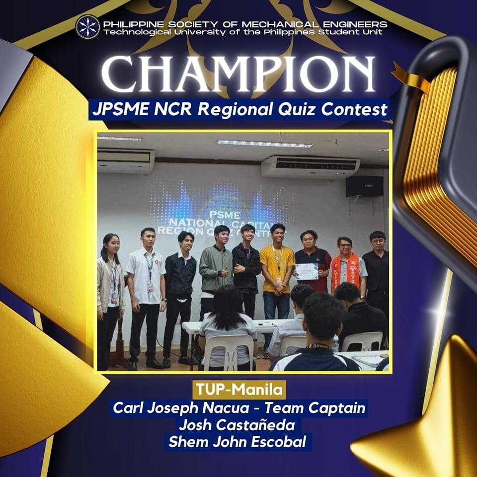 TUP Manila Bags Champion and First Runner-Up Titles at PSME NCR Regional Quiz Contest 2024