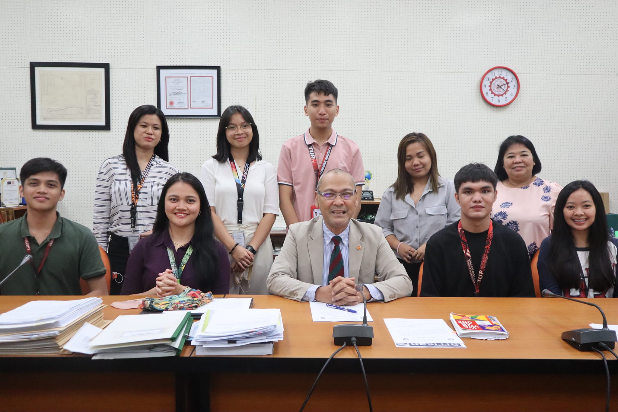 Oath-taking ceremony of the new composition of Editorial Board of The Philippine Artisan for the Academic Year 2022-2023