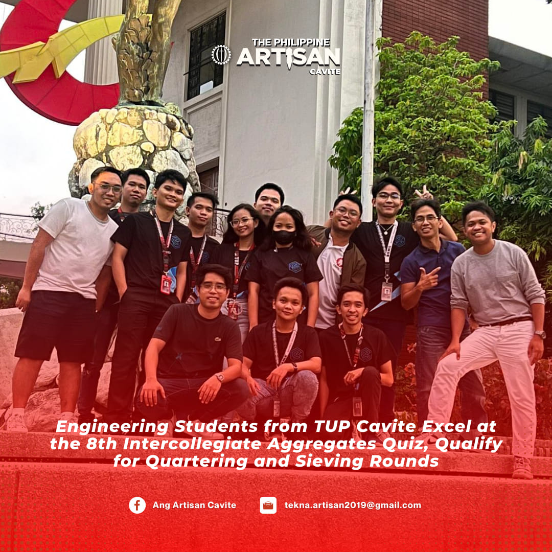 Engineering Students from TUP Cavite Excel at the 8th Intercollegiate Aggregates Quiz, Qualify for Quartering and Sieving Rounds