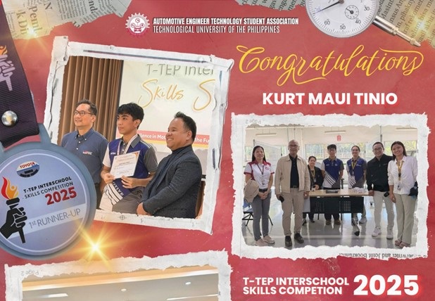 TUP Manila wins first runner-up in T-TEP Interschool Skills Competition 2025