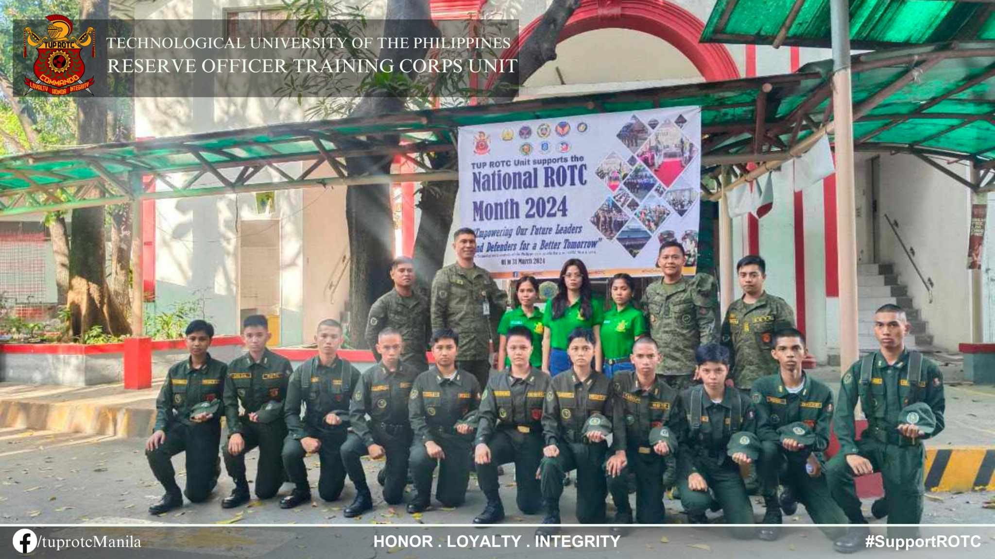 Technological University of the Philippines Reserve Officer’s Training Corps Unit (TUP ROTCU) was thrilled to join the celebration of National ROTC Month 2024